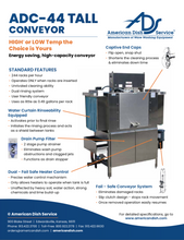Load image into Gallery viewer, American Dish Service ADC-44 TALL CONVEYOR DISH MACHINE
