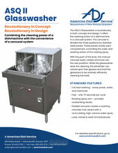 Load image into Gallery viewer, American Dish Service ASQ II GLASS WASHER