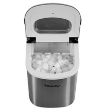 Load image into Gallery viewer, Magic Chef 27 LB. PORTABLE COUNTERTOP ICE MAKER IN STAINLESS