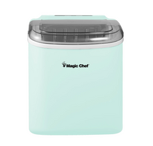 Load image into Gallery viewer, Magic Chef 27 LB. PORTABLE COUNTERTOP ICE MAKER IN MINT GREEN