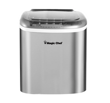 Load image into Gallery viewer, Magic Chef 27 LB. PORTABLE COUNTERTOP ICE MAKER IN STAINLESS