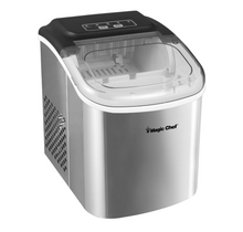 Load image into Gallery viewer, Magic Chef 27 LB. PORTABLE COUNTERTOP ICE MAKER IN STAINLESS