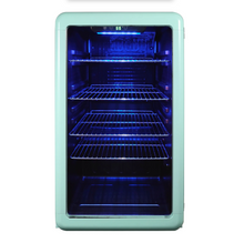 Load image into Gallery viewer, Magic Chef 3.4 CU. FT. RETRO BEVERAGE COOLER IN MINT GREEN