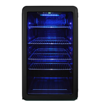 Load image into Gallery viewer, Magic Chef 3.4 CU. FT. RETRO BEVERAGE COOLER, IN BLACK