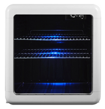 Load image into Gallery viewer, Magic Chef 1.7 CU. FT. RETRO MINI BEVERAGE COOLER IN WHITE
