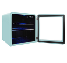 Load image into Gallery viewer, Magic Chef 1.7 CU. FT. RETRO BEVERAGE COOLER IN MINT GREEN