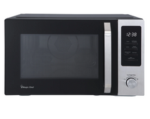 Load image into Gallery viewer, Magic Chef 1.0 CU. FT. COUNTERTOP COOKING IN STAINLESS AND BLACK WITH AIR FRYER