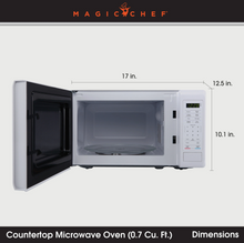 Load image into Gallery viewer, Magic Chef 0.7 CU. FT. COUNTERTOP COOKING 700-WATT DIGITAL TOUCH