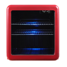 Load image into Gallery viewer, Magic Chef 1.7 CU. FT. RETRO MINI BEVERAGE COOLER IN RED