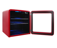 Load image into Gallery viewer, Magic Chef 1.7 CU. FT. RETRO MINI BEVERAGE COOLER IN RED