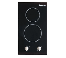 Load image into Gallery viewer, Magic Chef 12 IN. RADIANT ELECTRIC CERAMIC GLASS COOKTOP IN BLACK WITH 2 ELEMENTS