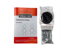 Load image into Gallery viewer, Magic Chef 12 IN. RADIANT ELECTRIC CERAMIC GLASS COOKTOP IN BLACK WITH 2 ELEMENTS