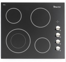 Load image into Gallery viewer, Magic Chef 24 IN. RADIANT ELECTRIC COOKTOP IN BLACK WITH 4 ELEMENTS