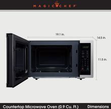 Load image into Gallery viewer, Magic Chef 0.9 CU. FT. COUNTERTOP COOKING 900-WATT DIGITAL TOUCH