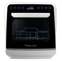 Load image into Gallery viewer, Magic Chef MINI COUNTERTOP DISHWASHER IN WHITE WITH 3-PLACE SETTING CAPACITY