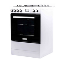 Load image into Gallery viewer, Magic Chef 24 IN 4-BURNER FREESTANDING GAS RANGE IN WHITE