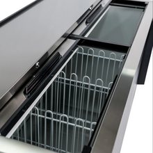 Load image into Gallery viewer, Magic Chef 50 IN. W 16 CU. FT. COMMERCIAL BEVERAGE COOLER REFRIGERATOR WITH SLIDING DOOR IN BLACK