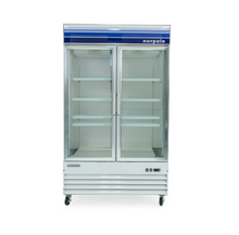 Load image into Gallery viewer, Magic Chef 29 CU. FT. GLASS DOOR REACH-IN COMMERCIAL MERCHANDISER UPRIGHT FREEZER IN WHITE