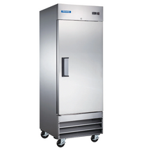 Load image into Gallery viewer, Magic Chef 29 IN. 19 CU. FT. AUTO-CYCLE DEFROST SINGLE DOOR REACH-IN UPRIGHT COMMERCIAL FREEZER IN STAINLESS STEEL