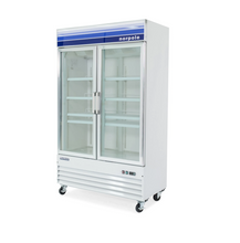 Load image into Gallery viewer, Magic Chef 29 CU. FT. GLASS DOOR REACH-IN COMMERCIAL MERCHANDISER UPRIGHT FREEZER IN WHITE