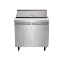 Load image into Gallery viewer, Magic Chef 7.6 CU. FT. COMMERCIAL SANDWICH/SALAD PREP TABLE FREEZERLESS REFRIGERATOR IN STAINLESS STEEL