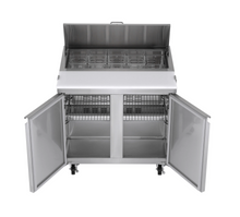 Load image into Gallery viewer, Magic Chef 7.6 CU. FT. COMMERCIAL SANDWICH/SALAD PREP TABLE FREEZERLESS REFRIGERATOR IN STAINLESS STEEL