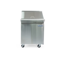 Load image into Gallery viewer, Magic Chef 6 CU. FT. SINGLE DOOR MEGA TOP PREP TABLE COMMERCIAL REFRIGERATOR IN STAINLESS STEEL