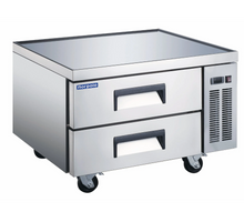 Load image into Gallery viewer, Magic Chef 48 IN WIDE, 9.3 CU FT. 2-DRAWER CHEF BASE COMMERCIAL REFRIGERATOR IN STAINLESS STEEL