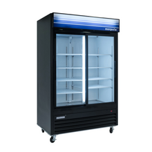 Load image into Gallery viewer, Magic Chef COMMERCIAL 45 CU. FT. 2-SLIDING GLASS DOOR REFRIGERATOR IN BLACK