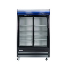 Load image into Gallery viewer, Magic Chef COMMERCIAL 45 CU. FT. 2-SLIDING GLASS DOOR REFRIGERATOR IN BLACK