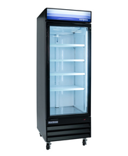 Load image into Gallery viewer, Magic Chef 28 IN. W 23 CU. FT. SINGLE SWING GLASS DOOR REFRIGERATOR IN BLACK