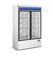 Load image into Gallery viewer, Magic Chef COMMERCIAL 29 CU. FT. GLASS DOOR MERCHANDISER REFRIGERATOR IN WHITE SKU: