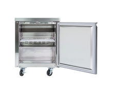 Load image into Gallery viewer, Magic Chef COMMERCIAL 6 CU. FT. SINGLE DOOR UNDER COUNTER REFRIGERATOR IN STAINLESS STEEL
