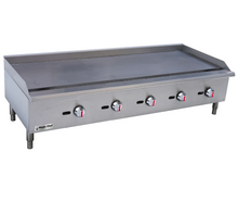 Load image into Gallery viewer, Magic Chef 60 IN. COMMERCIAL THERMOSTATIC COUNTERTOP GAS GRIDDLE IN STAINLESS STEEL