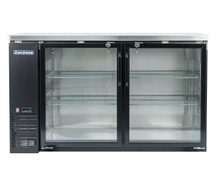 Load image into Gallery viewer, Magic Chef 16 CU. FT. 2-GLASS DOOR UNDER BAR REFRIGERATOR, BLACK