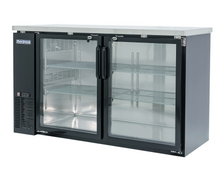 Load image into Gallery viewer, Magic Chef 16 CU. FT. 2-GLASS DOOR UNDER BAR REFRIGERATOR, BLACK