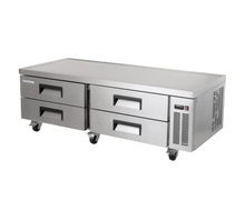 Load image into Gallery viewer, Magic Chef 72 IN WIDE, 16 CU. FT. 4-DRAWER CHEF BASE COMMERCIAL REFRIGERATOR IN STAINLESS STEEL