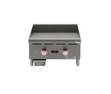 Load image into Gallery viewer, Magic Chef 24 IN. COMMERCIAL NATURAL GAS MANUAL COUNTERTOP GRIDDLE IN STAINLESS STEEL