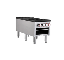 Load image into Gallery viewer, Magic Chef COMMERCIAL DOUBLE STOCK POT COUNTERTOP GAS COOKTOP