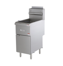 Load image into Gallery viewer, Magic Chef 35 QT. STAINLESS STEEL COMMERCIAL PROPANE GAS FRYER