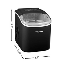 Load image into Gallery viewer, Magic Chef 27 LB. PORTABLE COUNTERTOP ICE MAKER IN BLACK MCIM27B