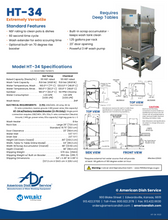 Load image into Gallery viewer, American Dish Service HT-34 UPRIGHT DISH MACHINE