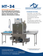 Load image into Gallery viewer, American Dish Service HT-34 UPRIGHT DISH MACHINE