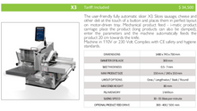Load image into Gallery viewer, S.A.M. X3 Fully Automatic Slicing and Stacking Machine with QuickPak App