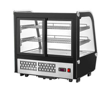 Load image into Gallery viewer, Migali 28” Wide Counter-Top Straight Glass Display Case Refrigerator