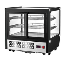 Load image into Gallery viewer, Migali 28” Wide Counter-Top Curved Glass Display Case Refrigerator