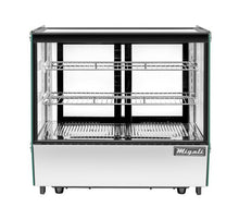 Load image into Gallery viewer, Migali 28” Wide Counter-Top Curved Glass Display Case Refrigerator