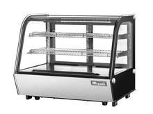 Load image into Gallery viewer, Migali 35” Wide Counter-Top Straight Glass Display Case Refrigerator
