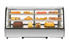 Load image into Gallery viewer, Migali 48” Wide Counter-Top Straight Glass Display Case Refrigerator