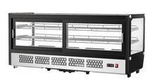Load image into Gallery viewer, Migali 60” Wide Counter-Top Straight Glass Display Case Refrigerator